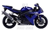 2002-2003 Yamaha R1 Carénages