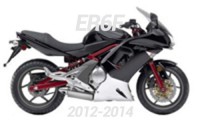 2012-2014 Kawasaki ER6F Carénages