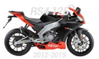 2012-2015 Aprilia RS4 125 Carénages