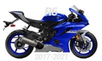 2017-2021 Yamaha R6 Carénages