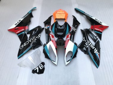 Alien Bleu & Blanc 2009-2014 BMW S1000RR Carénage Moto