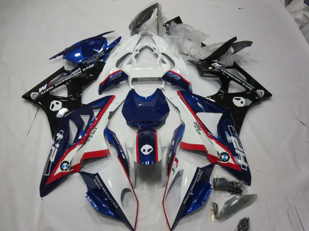 Alien Bleu & Blanc 2009-2014 BMW S1000RR Carénage Moto