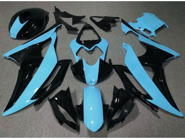 Alta Visibilità Blu 2008-2016 Yamaha R6 Carénage Moto Alta Visibilità Blu 2008-2016 Yamaha R6 Carénage Moto