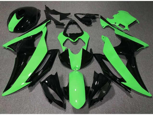 Alta Visibilità Verde 2008-2016 Yamaha R6 Carénage Moto Alta Visibilità Verde 2008-2016 Yamaha R6 Carénage Moto