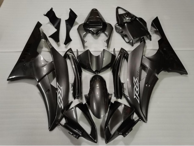 Argent Foncé 2008-2016 Yamaha R6 Carénage Moto Argent Foncé 2008-2016 Yamaha R6 Carénage Moto