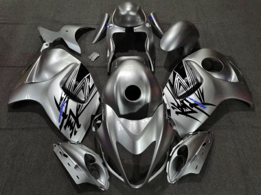 Argent Liquide & Bleu 2008-2020 Suzuki GSXR 1300 Carénage Moto