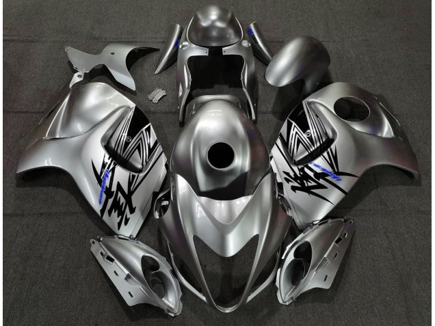 Argent Liquide & Bleu 2008-2020 Suzuki GSXR 1300 Carénage Moto Argent Liquide & Bleu 2008-2020 Suzuki GSXR 1300 Carénage Moto