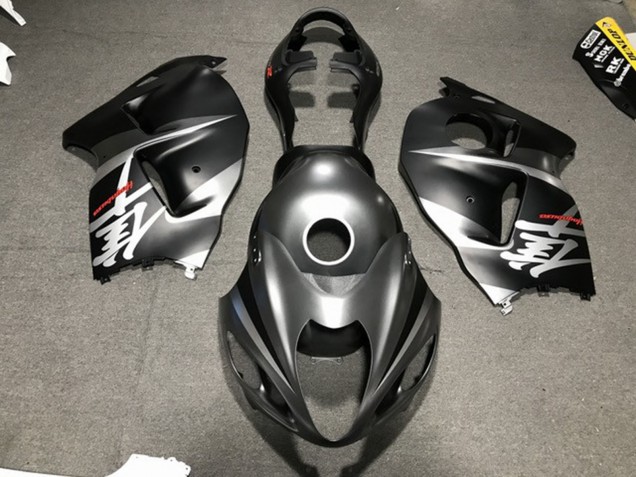Argent Mat / Noir 1997-2007 Suzuki GSXR 1300 Carénage Moto Argent Mat / Noir 1997-2007 Suzuki GSXR 1300 Carénage Moto