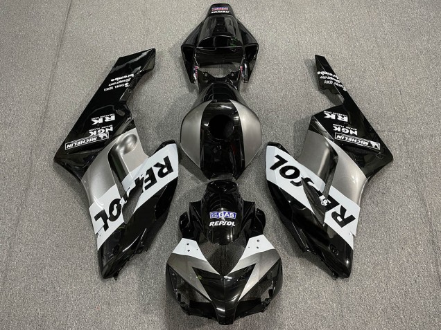 Argent Noir Repsol 2004-2005 Honda CBR1000RR Carénage Moto Argent Noir Repsol 2004-2005 Honda CBR1000RR Carénage Moto