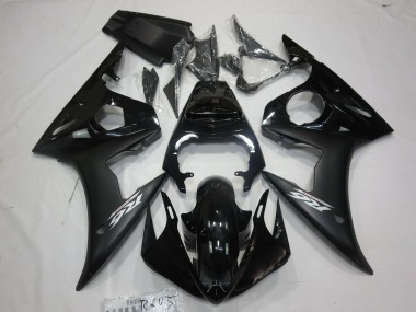 Autocollant Blanc Noir Mat 2005 Yamaha R6 Carénage Moto