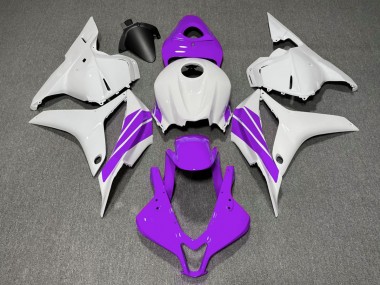 Bande Latérale Violette & Blanche 2009-2012 Honda CBR600RR Carénage Moto