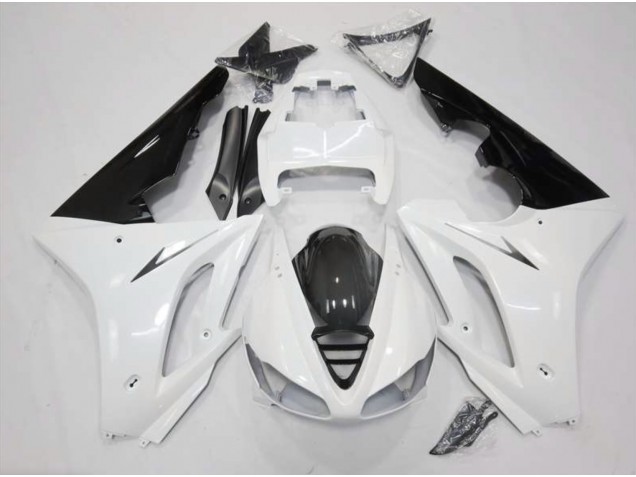 Blanc Brillant 2009-2012 Triumph Daytona 675 Carénage Moto Blanc Brillant 2009-2012 Triumph Daytona 675 Carénage Moto