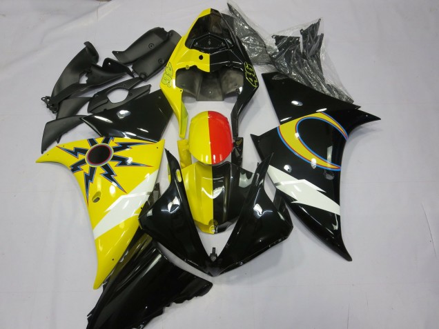 Blanc Brillant 2012-2014 Yamaha R1 Carénage Moto
