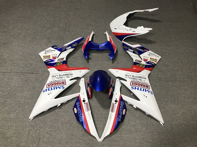 Blanc Brillant 2013-2016 Triumph Daytona 675 Carénage Moto Blanc Brillant 2013-2016 Triumph Daytona 675 Carénage Moto
