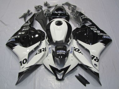 Blanc & Noir Repsol 2009-2012 Honda CBR600RR Carénage Moto