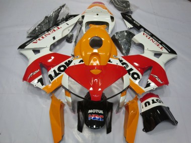 Blanc Repsol 2005-2006 Honda CBR600RR Carénage Moto