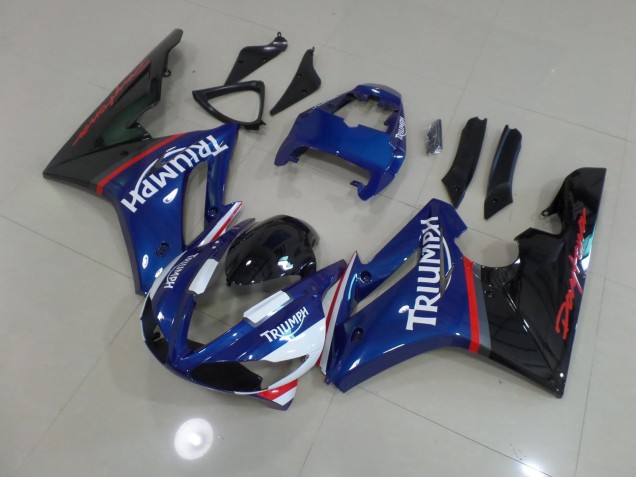 Bleu & Blanc 2009-2012 Triumph Daytona 675 Carénage Moto Bleu & Blanc 2009-2012 Triumph Daytona 675 Carénage Moto