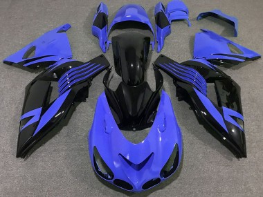 Bleu Brillant 2006-2011 Kawasaki ZX14R Carénage Moto