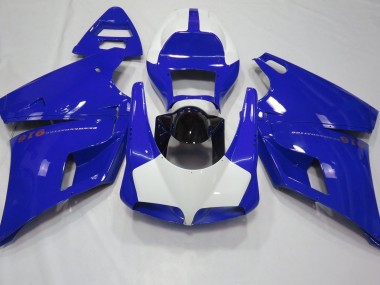Bleu Brillant & Blanc 1993-2005 Ducati 996 748 916 998 Carénage Moto