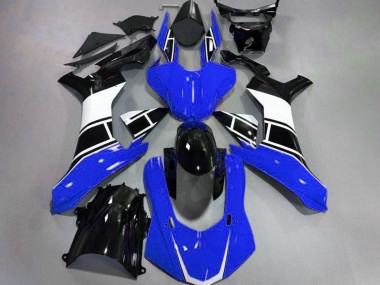 Bleu Brillant Blanc & Noir 2015-2019 Yamaha R1 Carénage Moto
