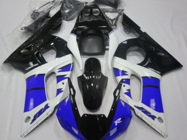 Bleu Brillant & Noir 1998-2002 Yamaha R6 Carénage Moto