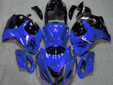 Bleu Brillant & Noir 2008-2020 Suzuki GSXR 1300 Carénage Moto