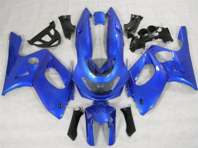 Bleu Brillant Vibrant 1998-2007 Yamaha YZF600 Carénage Moto Bleu Brillant Vibrant 1998-2007 Yamaha YZF600 Carénage Moto