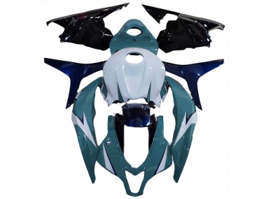 Bleu Clair Brillant & Bleu 2009-2012 Honda CBR600RR Carénage Moto