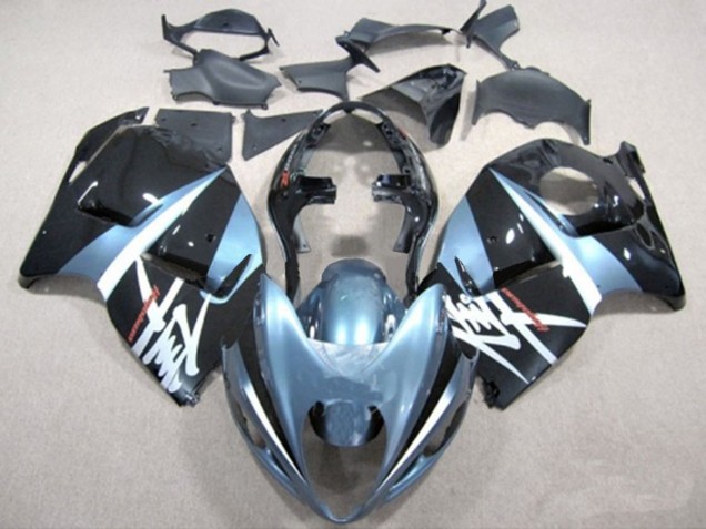 Bleu Clair & Noir 1997-2007 Suzuki GSXR 1300 Carénage Moto Bleu Clair & Noir 1997-2007 Suzuki GSXR 1300 Carénage Moto