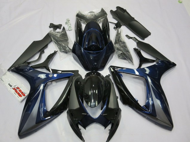 Bleu & Gris 2006-2007 Suzuki GSXR 600-750 Carénage Moto Bleu & Gris 2006-2007 Suzuki GSXR 600-750 Carénage Moto