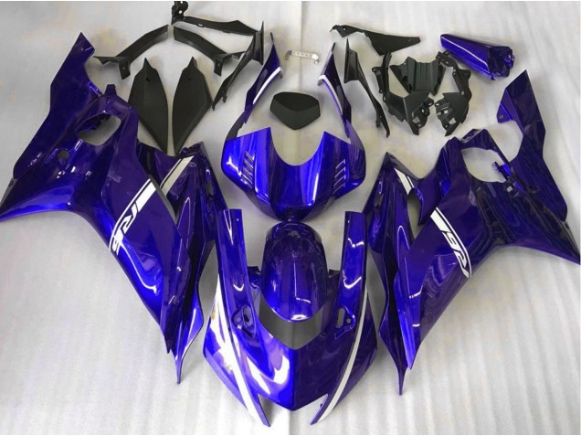 Bleu Profond 2017-2021 Yamaha R6 Carénage Moto