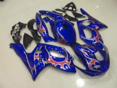 Bleu Rouge & Argent Brillant 1998-2007 Yamaha YZF600 Carénage Moto