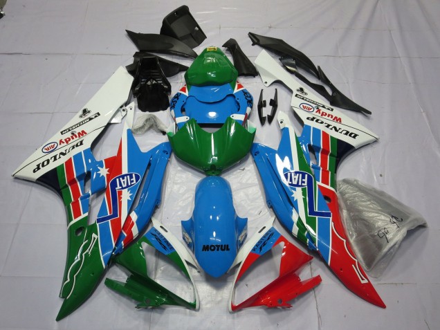 Classique Dunlop 2006-2007 Yamaha R6 Carénage Moto Classique Dunlop 2006-2007 Yamaha R6 Carénage Moto