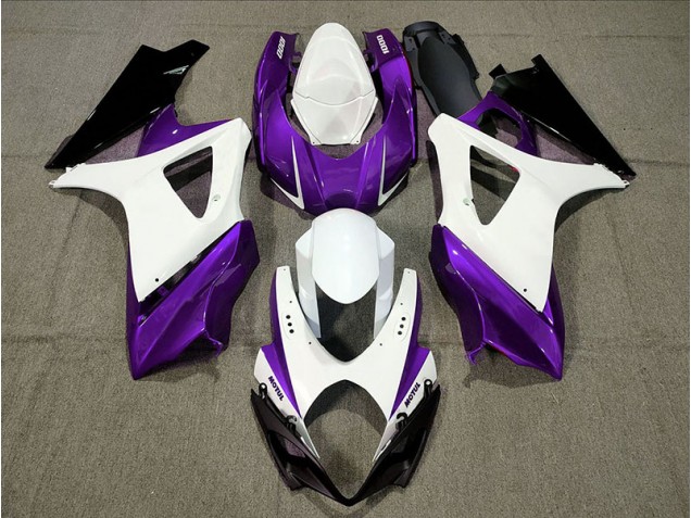 Conception Personnalisée Violet 2007-2008 Suzuki GSXR 1000 Carénage Moto Conception Personnalisée Violet 2007-2008 Suzuki GSXR 1000 Carénage Moto