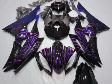 Flamme Bleue 2008-2016 Yamaha R6 Carénage Moto
