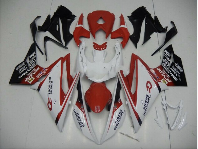 Fondu Rouge Noir 2013-2016 Triumph Daytona 675 Carénage Moto Fondu Rouge Noir 2013-2016 Triumph Daytona 675 Carénage Moto