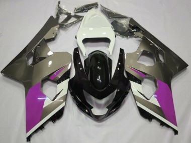 Gris Brillant 2004-2005 Suzuki GSXR 600-750 Carénage Moto