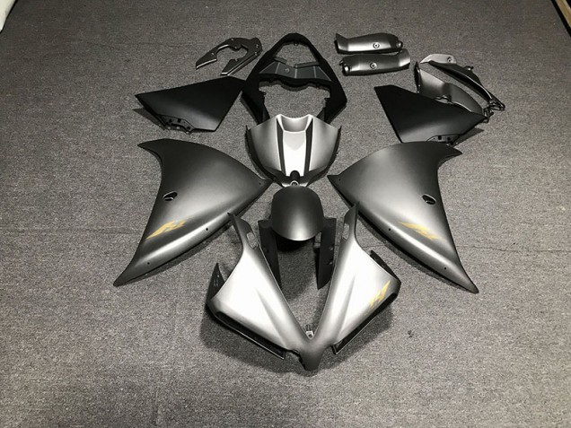 Gris Mat 2012-2014 Yamaha R1 Carénage Moto Gris Mat 2012-2014 Yamaha R1 Carénage Moto