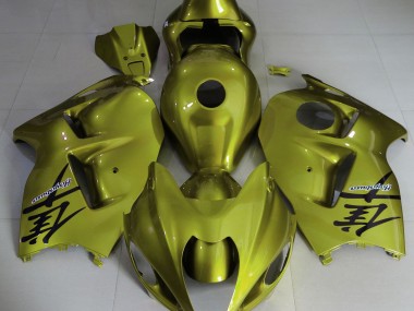 Jaune Brillant 1997-2007 Suzuki GSXR 1300 Carénage Moto