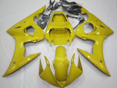 Jaune Brillant 2003-2004 Yamaha R6 Carénage Moto