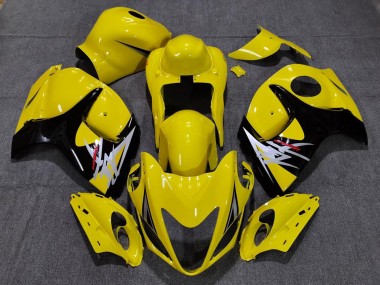 Jaune Brillant Avec Style Noir 2008-2020 Suzuki GSXR 1300 Carénage Moto