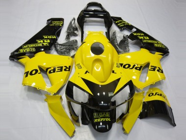 Jaune Brillant Repsol 2003-2004 Honda CBR600RR Carénage Moto