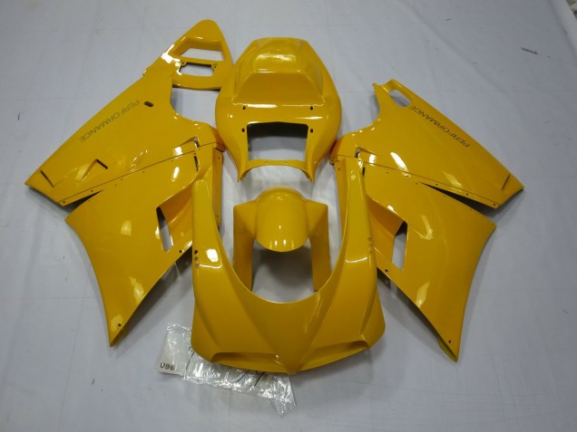 Jaune Foncé 1993-2005 Ducati 996 748 916 998 Carénage Moto Jaune Foncé 1993-2005 Ducati 996 748 916 998 Carénage Moto