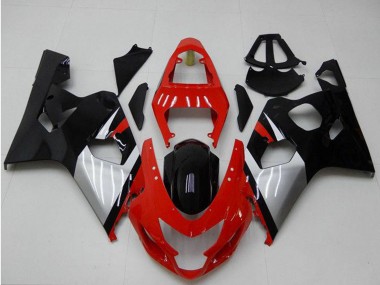Achetez Carénages Moto Suzuki GSXR 600/750 2004-2005 - Rouge Argent Noir