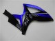 Carénages Moto Suzuki GSXR 600/750 2006-2007 - Bleu Noir Brillant