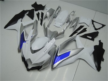 Achetez Carénages Moto Suzuki GSXR 600/750 2008-2010 - Argent Blanc Bleu Noir