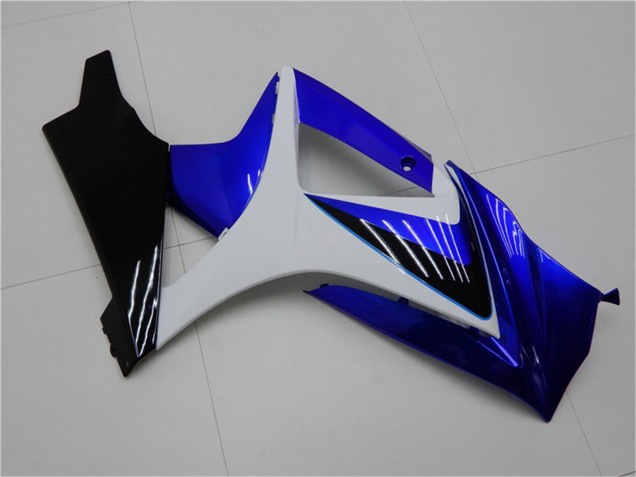 Carénages Moto Suzuki GSXR 1000 2007-2008 - Blanc Bleu Noir No Décalque