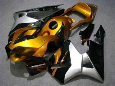 Achetez Carénage Moto Honda CBR600RR 2003-2004 - Argent Or Noir Brillant