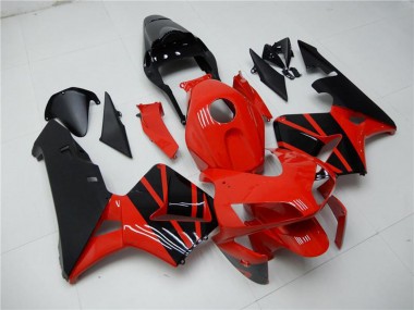 Achetez Carénages Moto Honda CBR600RR 2003-2004 - Rouge Noir Brillant OEM Style