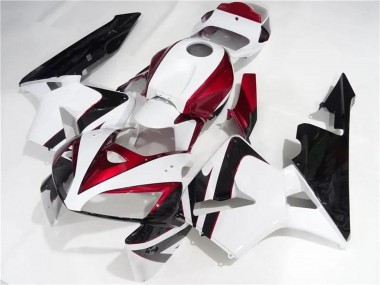 Achetez Kits Carénages Moto Honda CBR600RR 2005-2006 - Blanc Rouge Noir